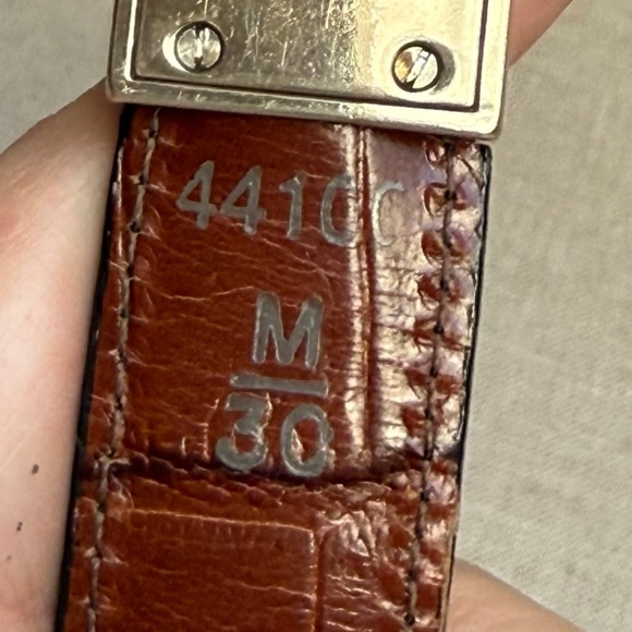 Brighton Vintage Two Tone Reversible Belt M 30 - Picture 7 of 12